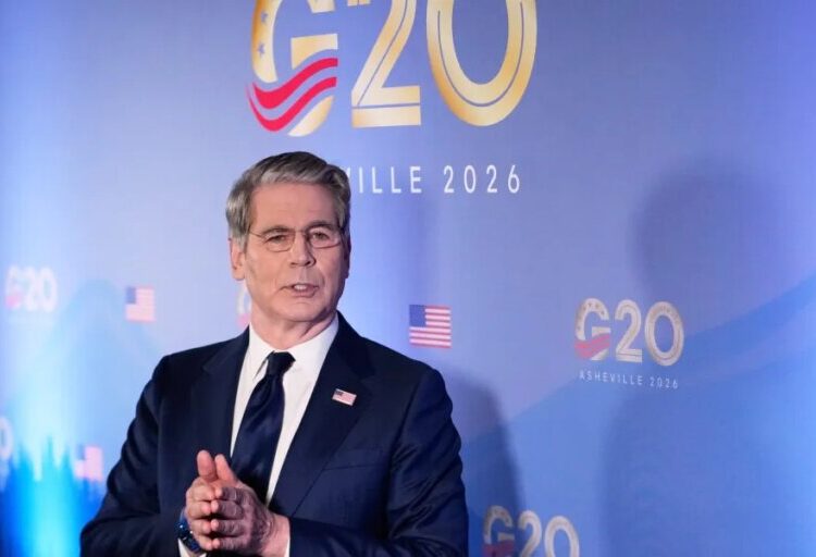 Scott Bessent says 19 of the G20 finance ministers agreed to address ‘cheap imports’ but ‘China was the dissenter’