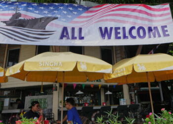 Pattaya, once Thailand’s ‘Sin City,’ beckons weary sailors from the USS Abraham Lincoln