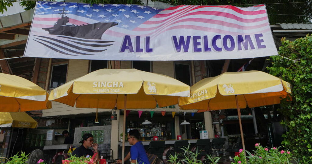 Pattaya, once Thailand’s ‘Sin City,’ beckons weary sailors from the USS Abraham Lincoln
