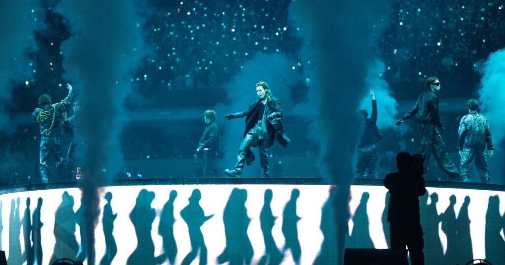 BTS celebrates Jung Kook’s birthday in first of four shows at SoFi Stadium