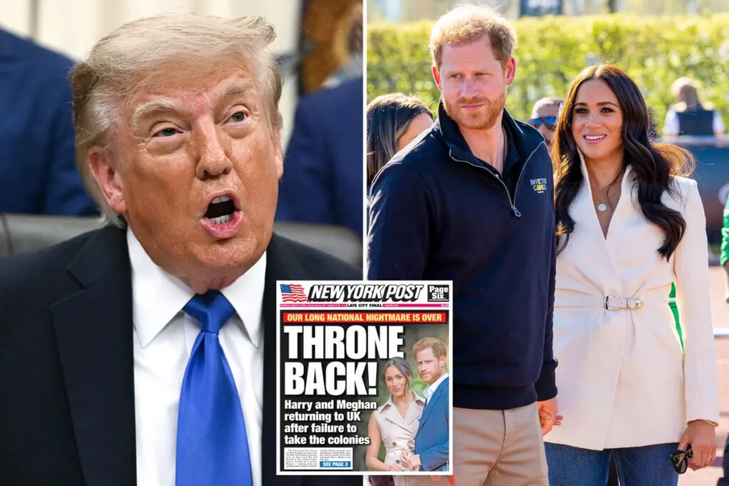 Trump ‘happy’ Prince Harry, Meghan Markle left US — but he ‘would not have taken them back’