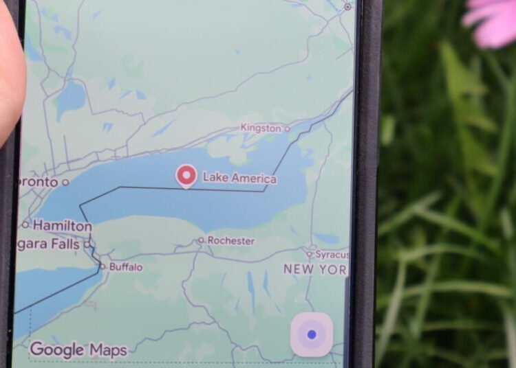 Apple, Google rename Lake Ontario to Lake America after Trump order