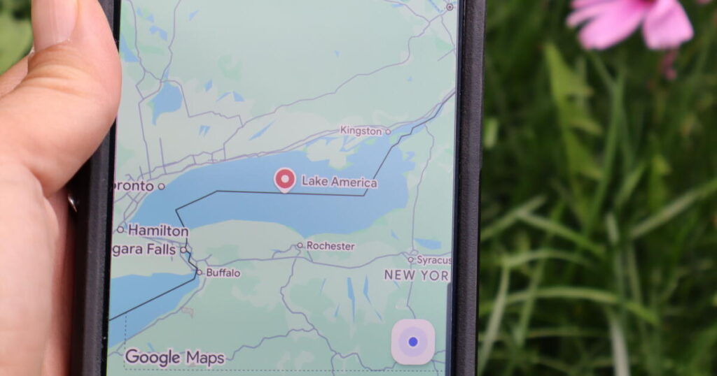 Apple, Google rename Lake Ontario to Lake America after Trump order
