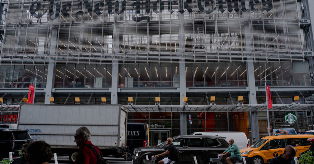 Justice Dept. Sides With OpenAI in New York Times Copyright Suit