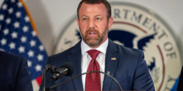 Plane carrying DHS Secretary Mullin makes emergency landing after engine failure