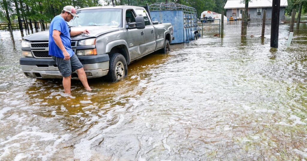 Texas Is Drenched by Storm’s Remnants, and More Flooding Is Possible