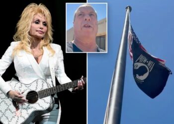 Texas preacher protests lowering American flag at post office for Dolly Parton — as he defies Trump’s order