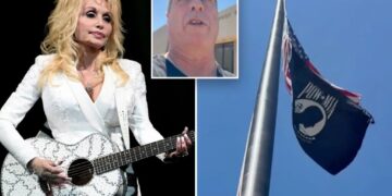 Texas preacher protests lowering American flag at post office for Dolly Parton — as he defies Trump’s order