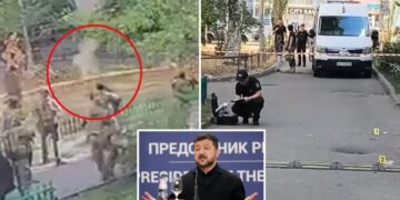 Zelensky blasts rival Ukrainian spy agencies for gunfight with each other during mission to foil Russian terrorist plot
