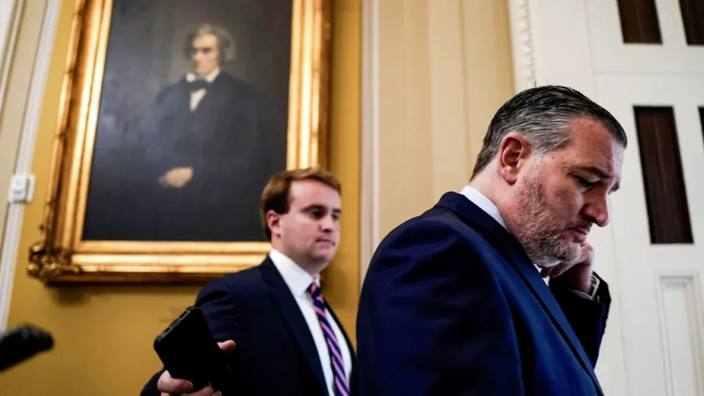 ‘His knuckles turn white’: Ted Cruz says Trump raged as Elon named him in Epstein files