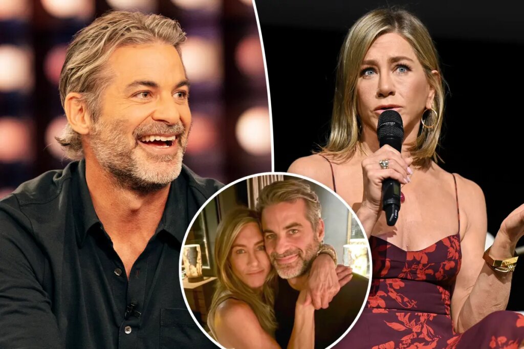 Jennifer Aniston makes extremely racy joke while interviewing boyfriend Jim Curtis