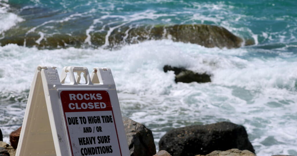 Hurricane Marie tracking away from L.A., but beaches will still be hit hard