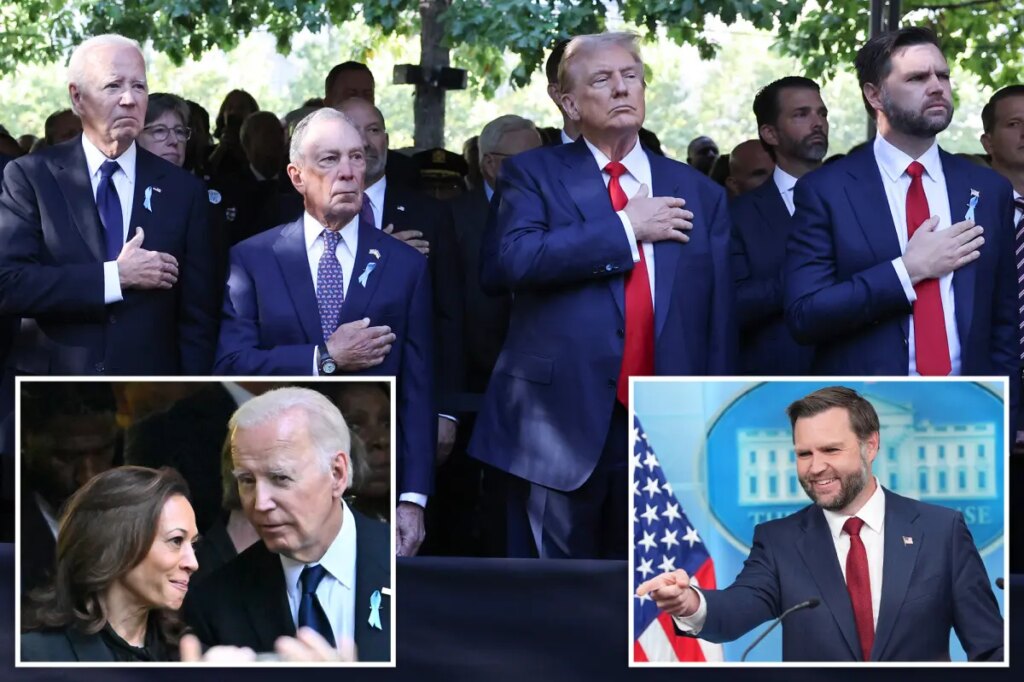 Vance says no ‘security concern’ behind Trump missing 9/11 Ground Zero ceremony — where he jokes he’ll have ‘intellectual’ chat with Biden