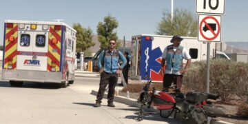 Motorcyclist intentionally drives into Amazon protesters outside warehouse near Riverside, officials say