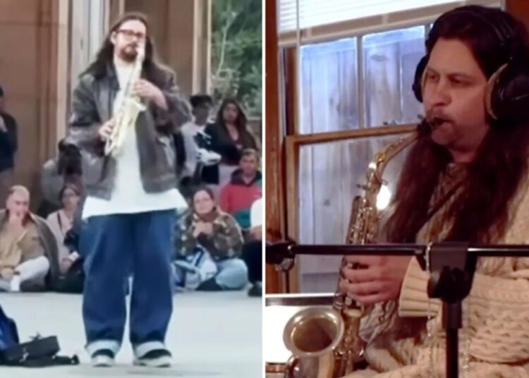 TikTok-famous saxophonist hosts impromptu San Francisco concert before cops swoop in
