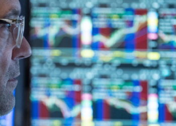 Tech stocks lead a rally on Wall Street as bond yields ease some more
