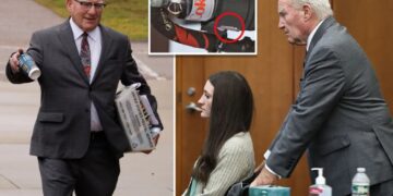 Lindsay Clancy’s wheelchair has a curious sticker – what it could mean