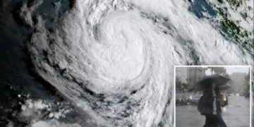 California could get a rare tropical rain hit from Hurricane Marie as Pacific erupts with 3 storms