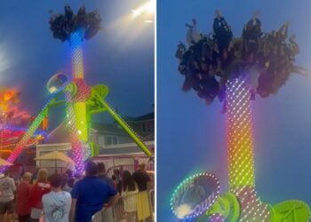 Toddler falls from iconic Jersey Shore boardwalk sky ride in frightening scene