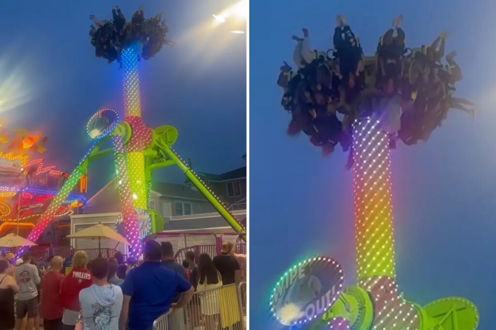 Toddler falls from iconic Jersey Shore boardwalk sky ride in frightening scene