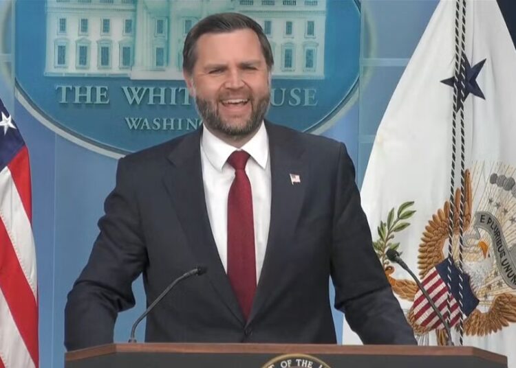 JD Vance Laughs Off Idea That Fox News’ Maria Bartiromo Could Be Next White House Press Secretary