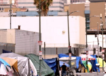 Nearly 6,000 homeless people could be displaced by the L.A. Olympics, study says