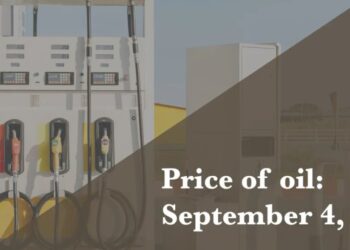 Current price of oil as of September 4, 2026