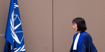 Japan’s former defense chief urges PM to challenge U.S. sanctions on ICC president