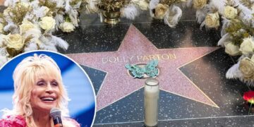 Dolly Parton’s Hollywood Walk star returned to glory with special ode to late singer after it was destroyed