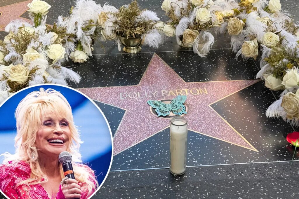 Dolly Parton’s Hollywood Walk star returned to glory with special ode to late singer after it was destroyed