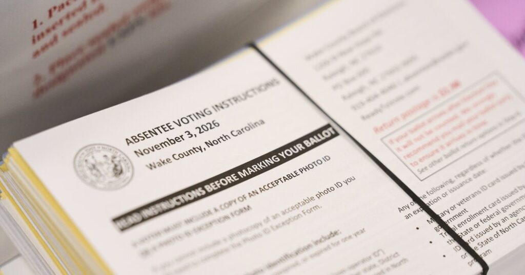 North Carolina Adds New Restrictions to Vote-by-Mail Program