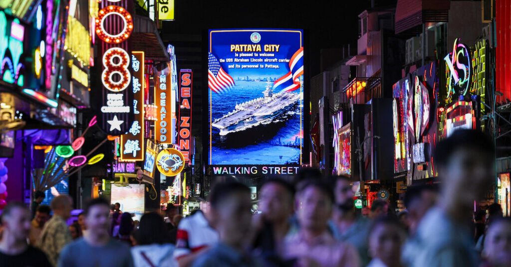After Months at War, Brief Solace in a Party Town Far From Home