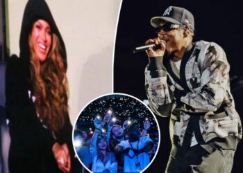 Jay-Z pauses London show to wish Beyoncé a happy 45th birthday with crowd singalong