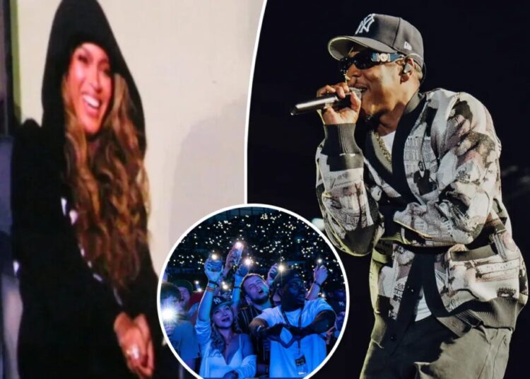 Jay-Z pauses London show to wish Beyoncé a happy 45th birthday with crowd singalong