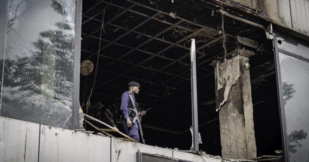 A wedding party fire in Congo leaves at least 22 dead, officials say