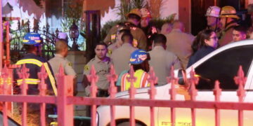 Three people, including child, found dead from gunshots in burning home