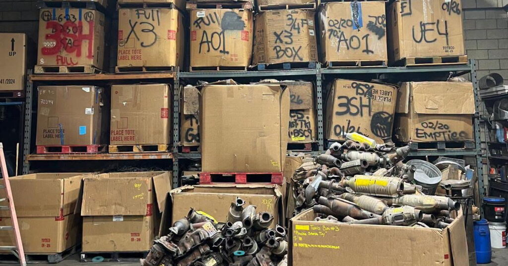 Police bust $4.3 million catalytic converter theft ring across L.A. and OC counties
