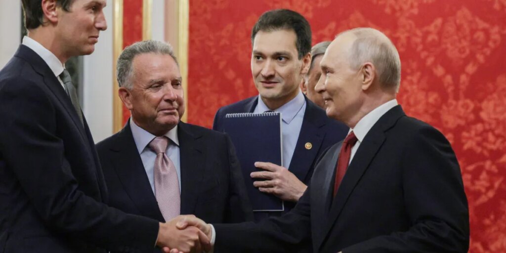 U.S. envoys Steve Witkoff and Jared Kushner meet with Putin in Russia again, ahead of their first-ever visit to Ukraine during peace effort