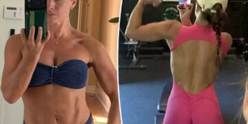 Jessie James Decker shows off toned bikini body after monthslong fitness transformation