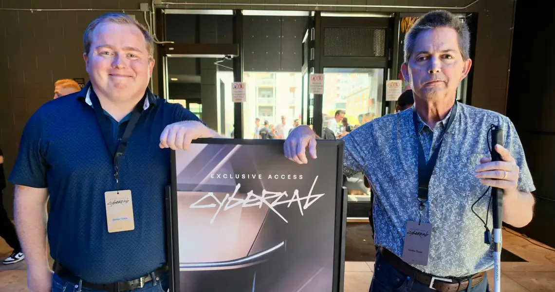 I lost my sight 5 years ago. Tesla’s Cybercab gave me a glimpse of regaining my independence.