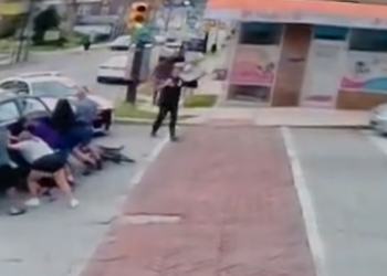 These bystanders lifted a car to save a woman who was trapped underneath