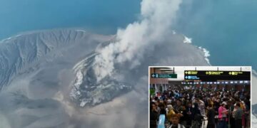 Indonesia’s Anak Krakatau volcano erupts, canceling flights at Jakarta airport and others