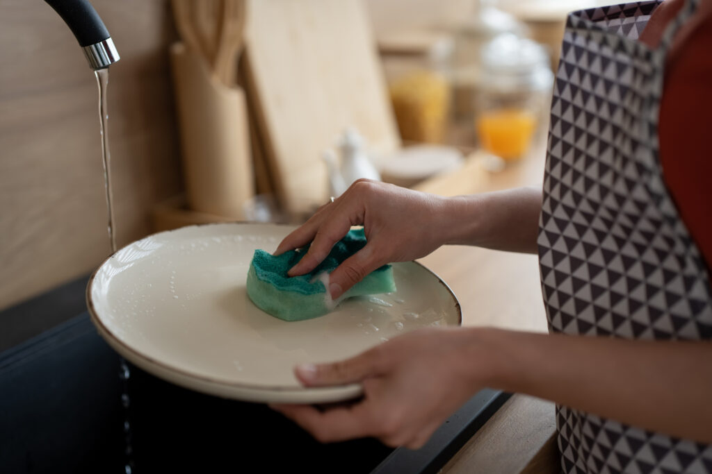 Your dish sponge can be gross. Try this instead.