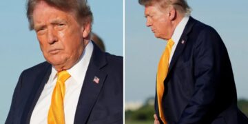 President Trump debuts new brown hairdo — and people are shocked