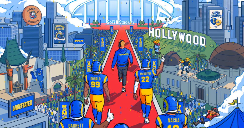Rams will go undefeated on their way to winning another home Super Bowl title