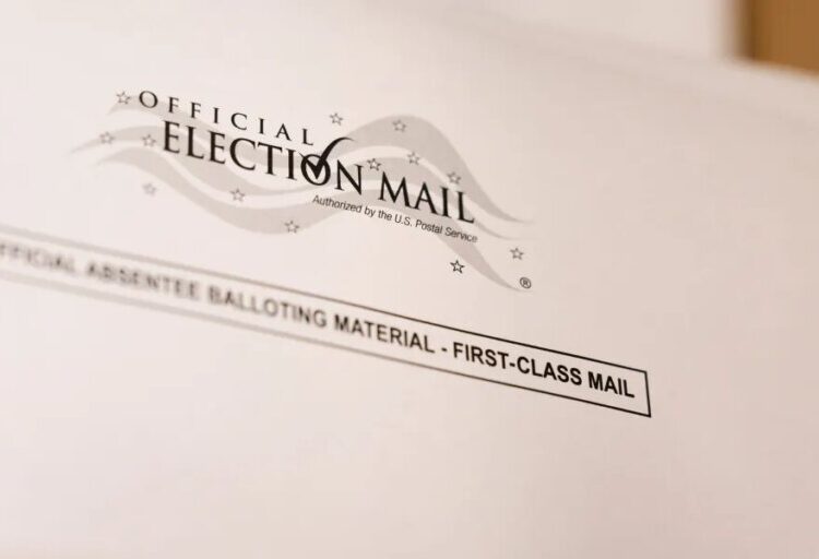 As the first mail-in ballots of the midterm election start going out, Trump asks the Supreme Court a third time to limit them