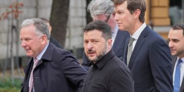 In Kyiv, U.S. envoys say push is on for trilateral talks to end Russia’s war