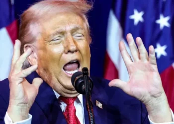 Onlookers fear ‘something very wrong’ with Trump as he claims US ownership of the moon