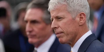 Trump official trips over own message on contradictory media tour