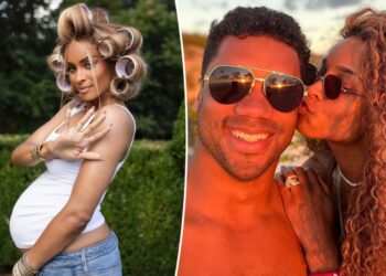 Ciara pregnant with baby No. 5, her fourth with husband Russell Wilson
